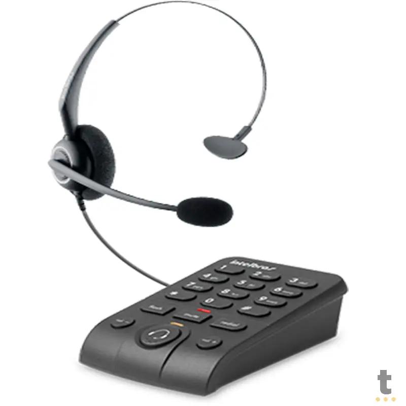 Telefone Headset Telefonista Com Base Discadora Intelbras Hsb50 - 4013330 Truedata